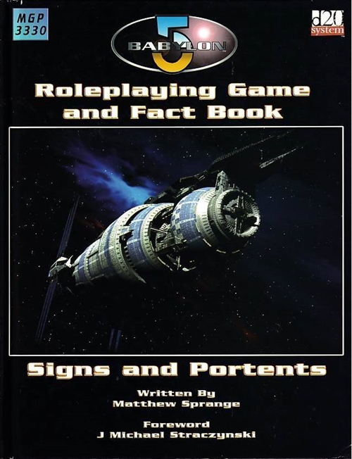 Babylon 5 - Roleplaying Game and Fact Book - Signs and Portents (D20) (B Grade) (Genbrug)